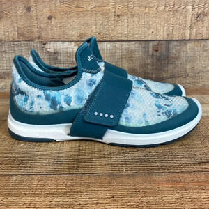 Ecco Sport Biom Amrap‎ Band Sneakers Womens Size 38 8 8.5 Blue Athletic